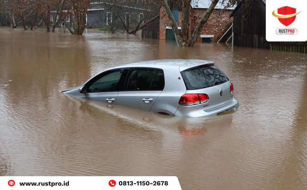 7 Resiko Mobil Bekas Banjir, Gampang Keropos