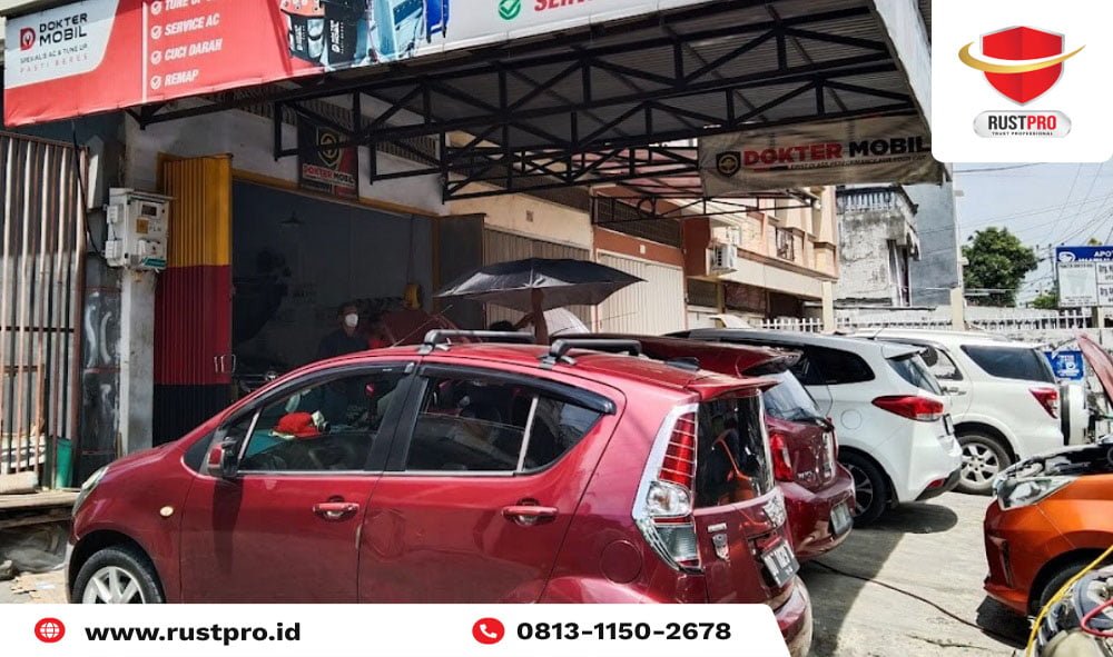 Jasa Anti Karat Mobil Makassar, Garansi 8 Tahun