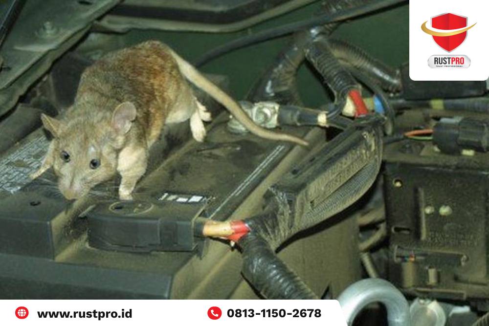 5 bahaya tikus bersarang di mobil