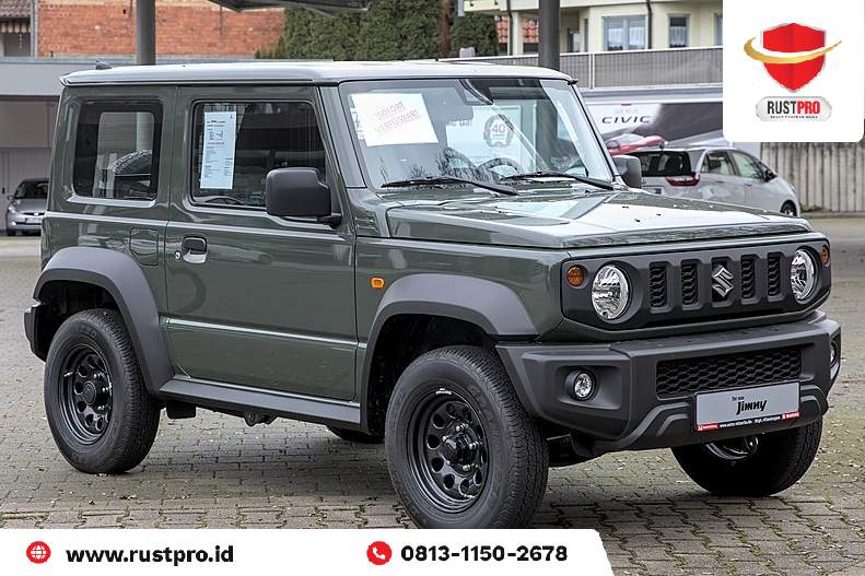 Bengkel Anti Karat Mobil Suzuki Jimny Cirebon Terdekat dengan Jaminan 8 Tahun