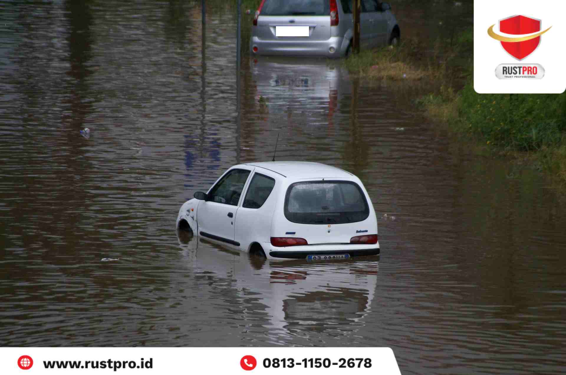Ini Batas Aman Mobil Terendam Banjir