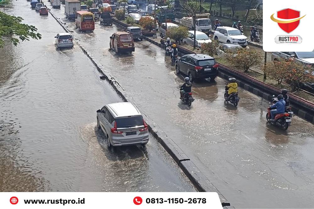 5 risiko mobil melewati banjir