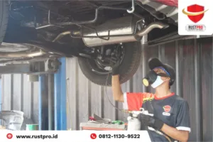 cara menggunakan produk anti karat mobil