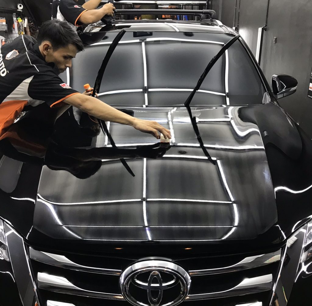 jasa coating toyota alphard di pontianak